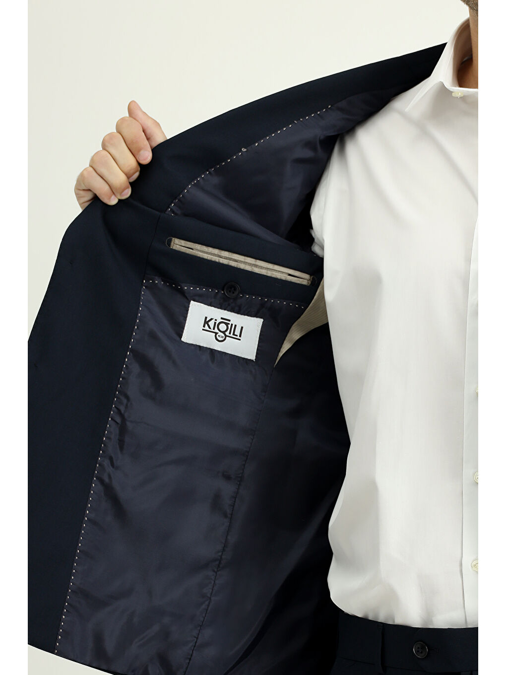 Lacivert 6 Drop Regular Fit Standart Kesim Takım Elbise-6