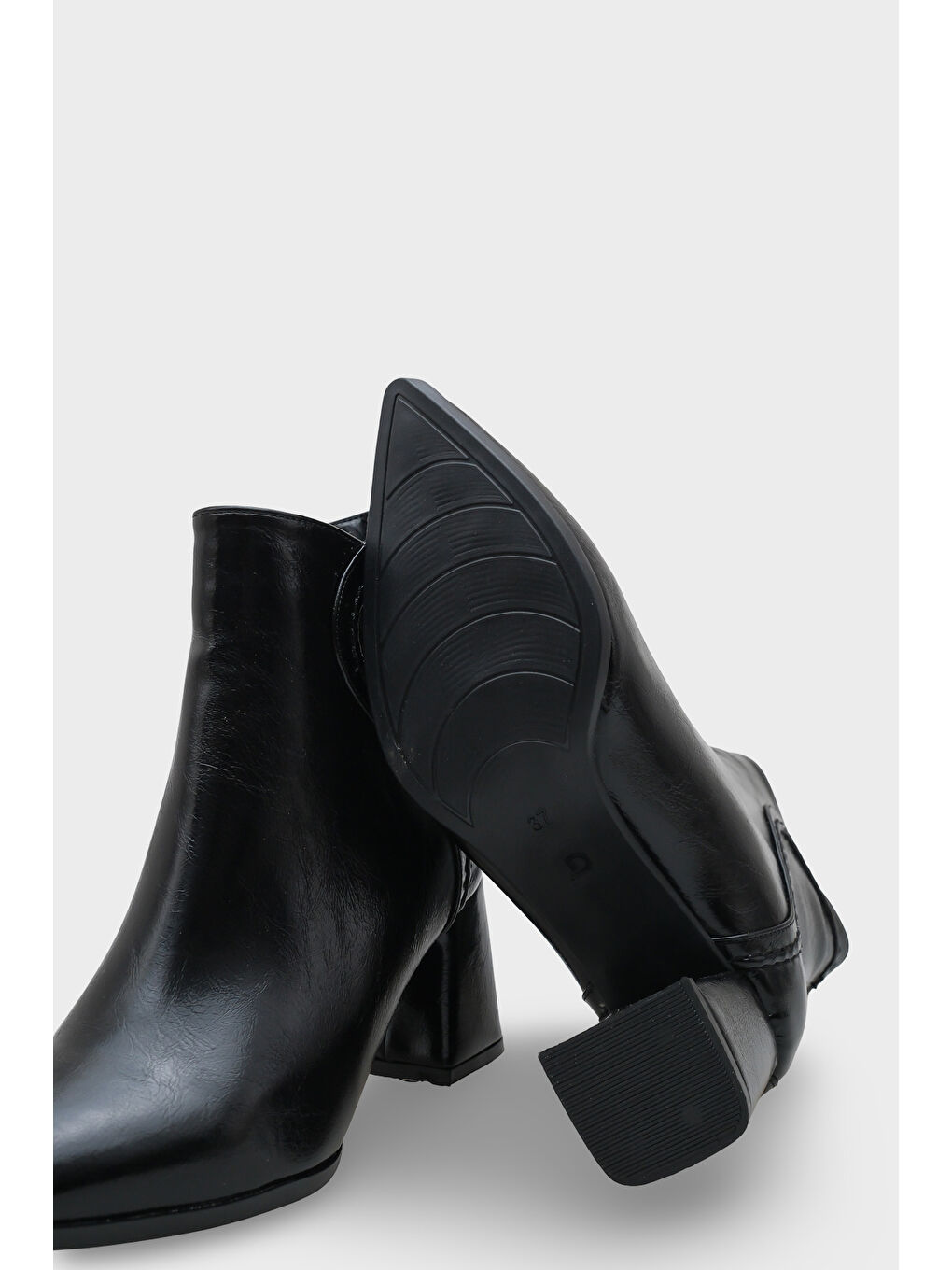 Sydel Kadın Siyah Sivri Burun Bot-4