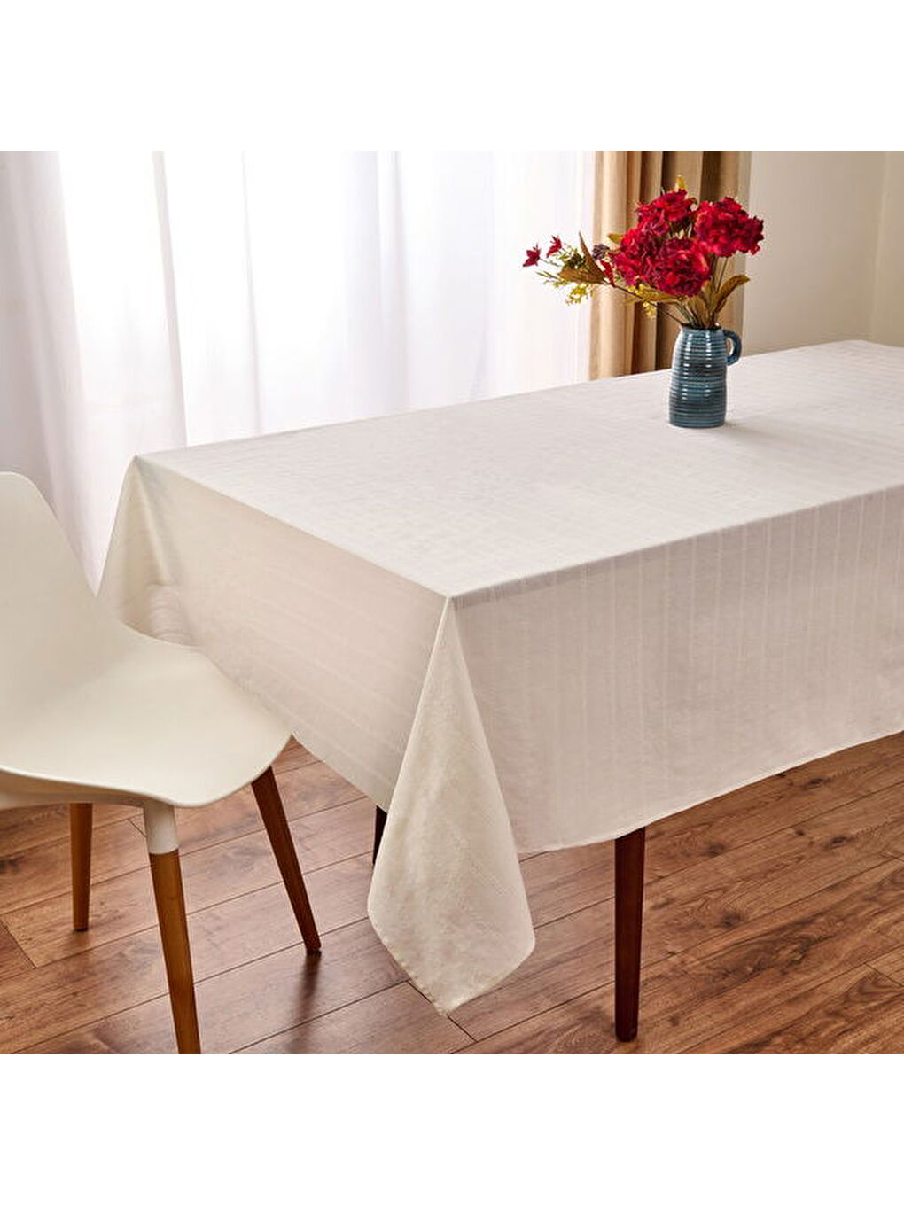 Soft Breeze Masa Örtüsü - Kırık Beyaz - 140x200 cm-3