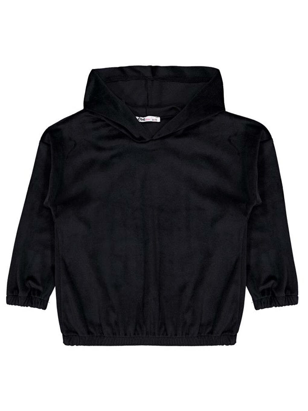 Siyah Girls 6-9 Yaş Sweatshirt