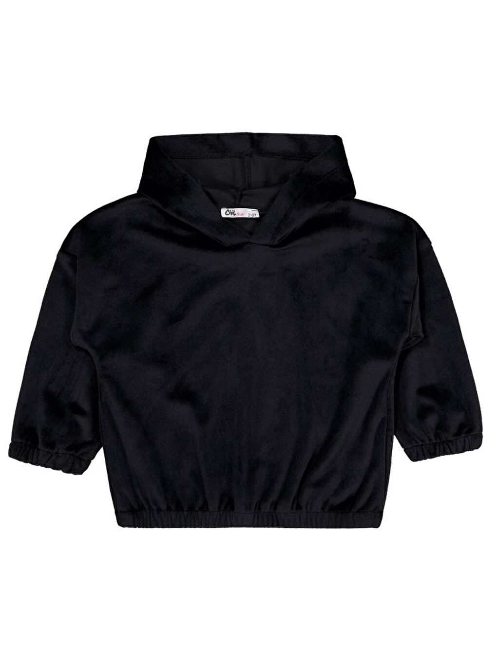 Siyah Girls 2-5 Yaş Sweatshirt