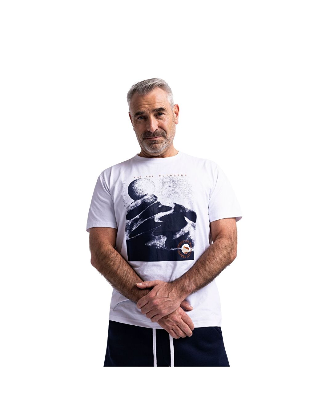 Beyaz Sagnay - Casual T-shirt Erkek Tişört-1