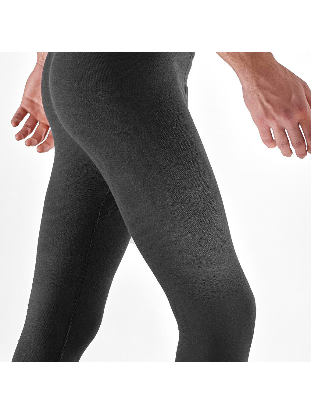 Essential Wool Seamless Erkek Siyah İçlik Alt-1