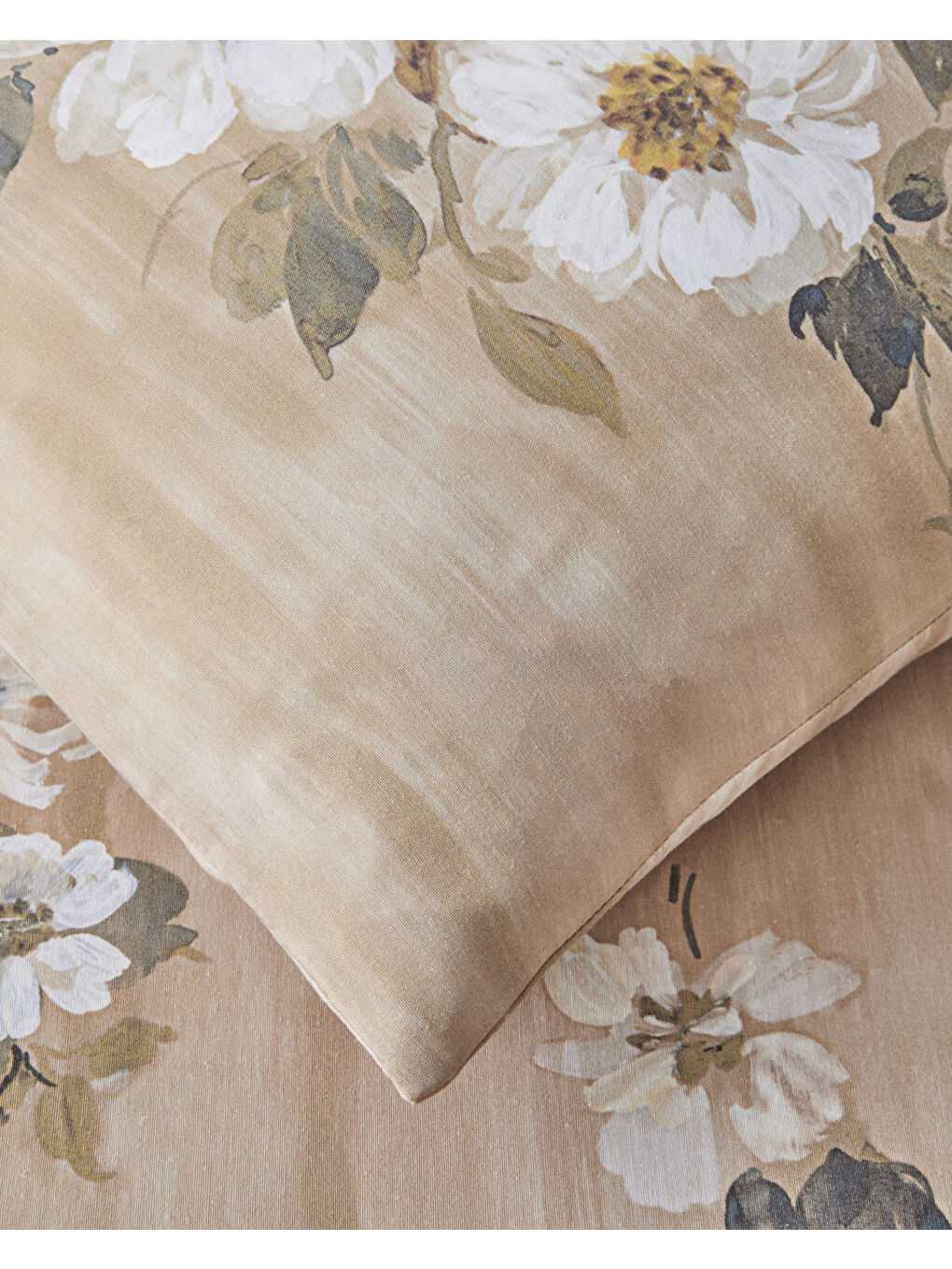 Rose Bright Dijital Baskılı Kolay Ütülenir Çift Kişilik Nevresim Takımı 200x220 cm Kahverengi-3