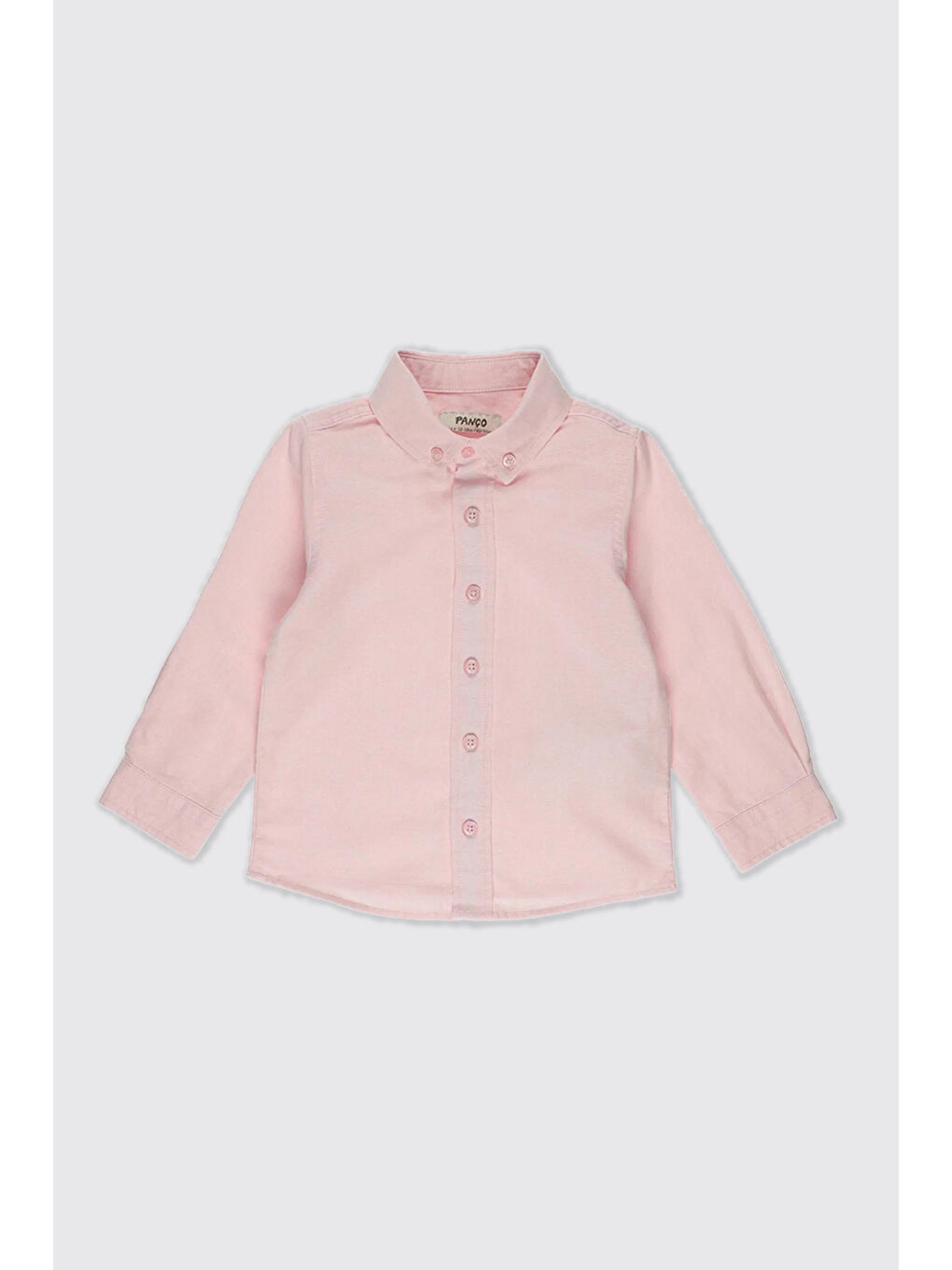 Erkek Bebek Basic Pembe Oxford Gömlek