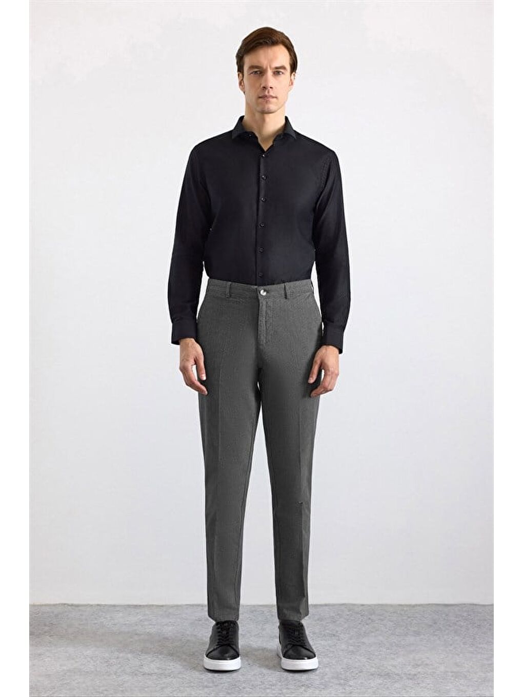 Siyah Regular Casual Pantolon