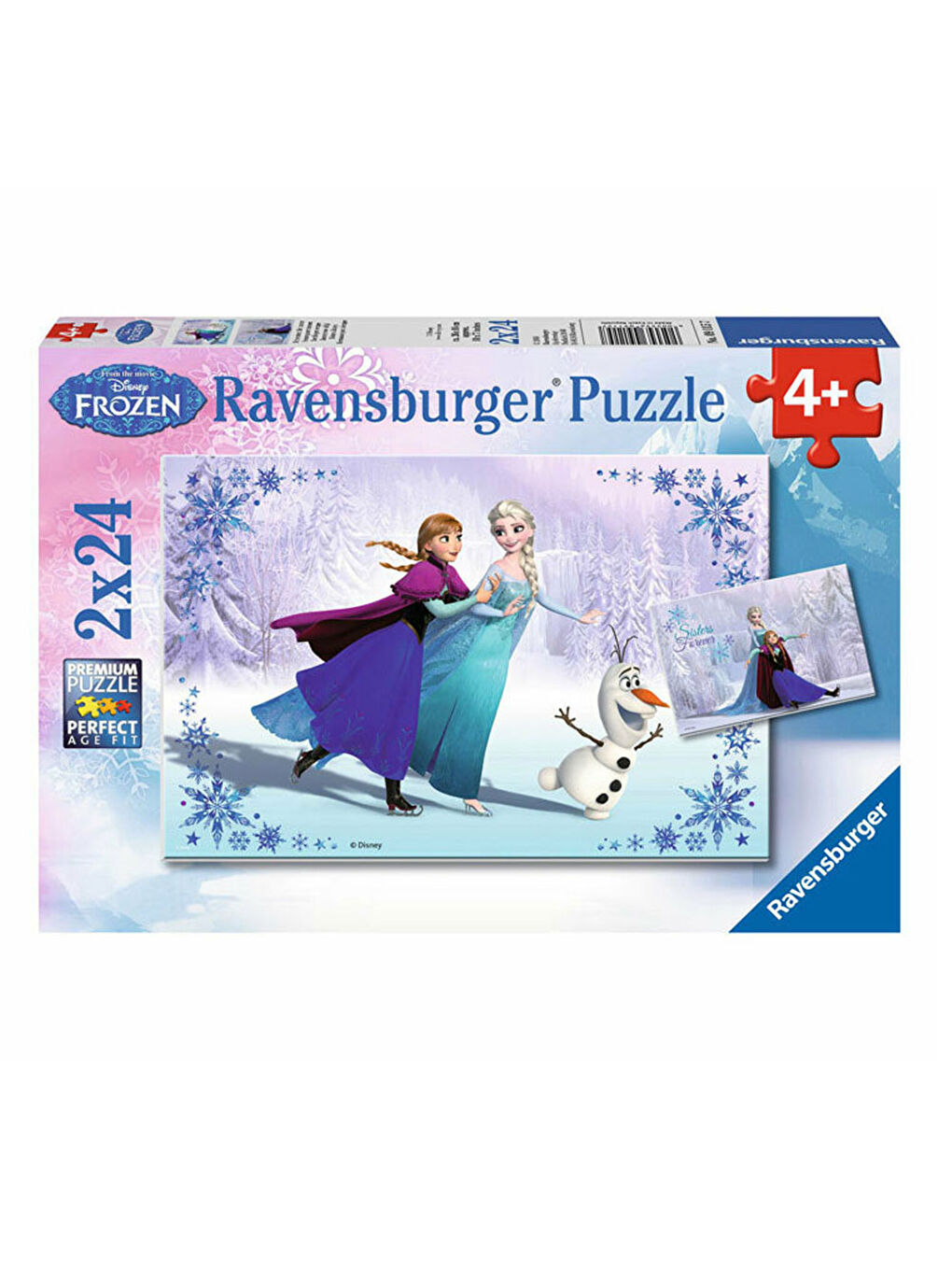 Ravensburger Renksiz Puzzle 2-24 Parça Wd-Frozen 091157