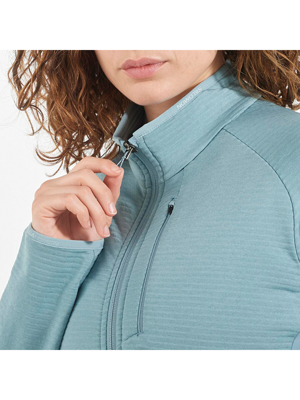 Siyah Essential Lightwarm Kadın Yeşil Fleece-4