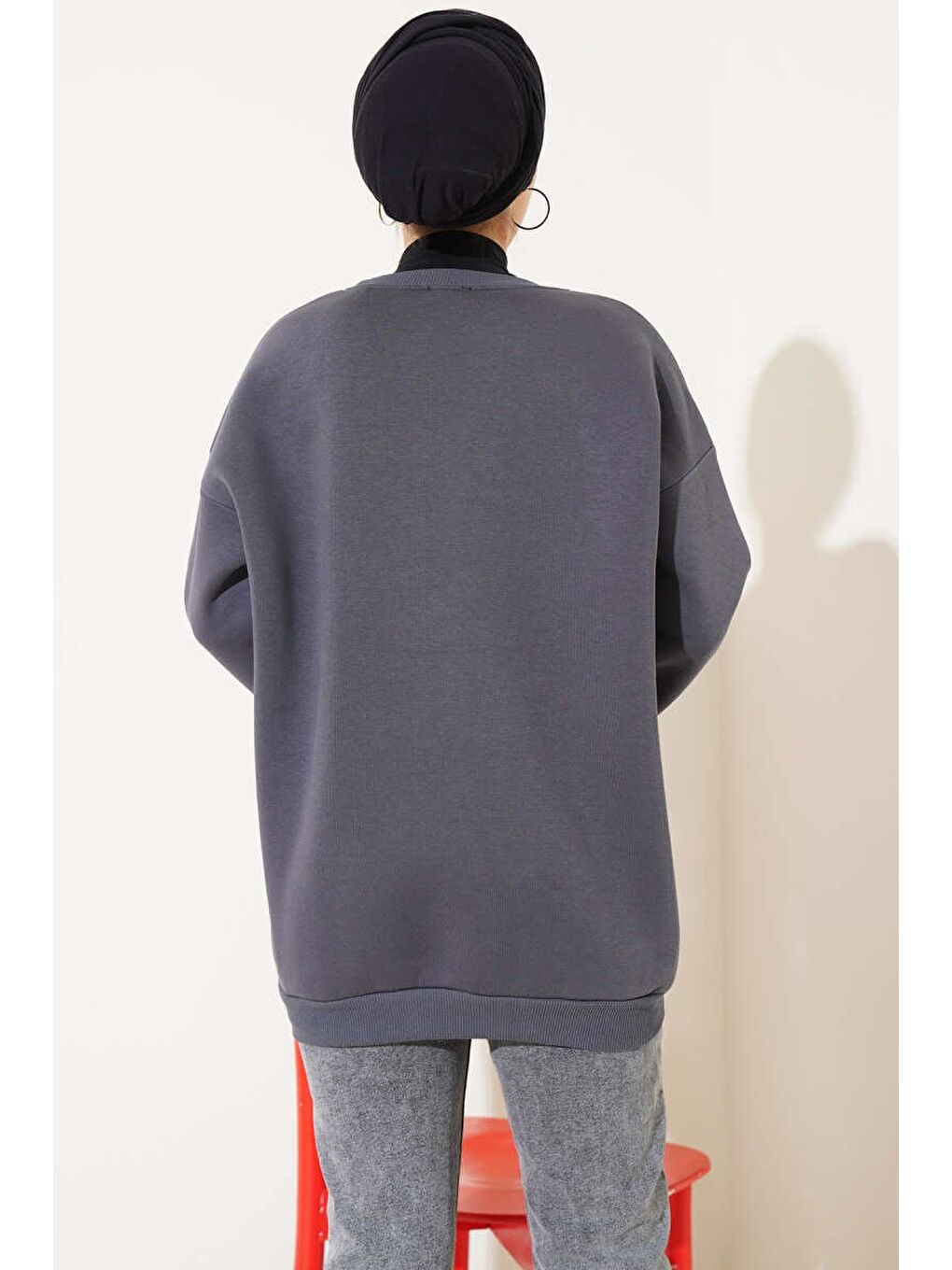 Kalpli Tunik Antrasit - 26660-3