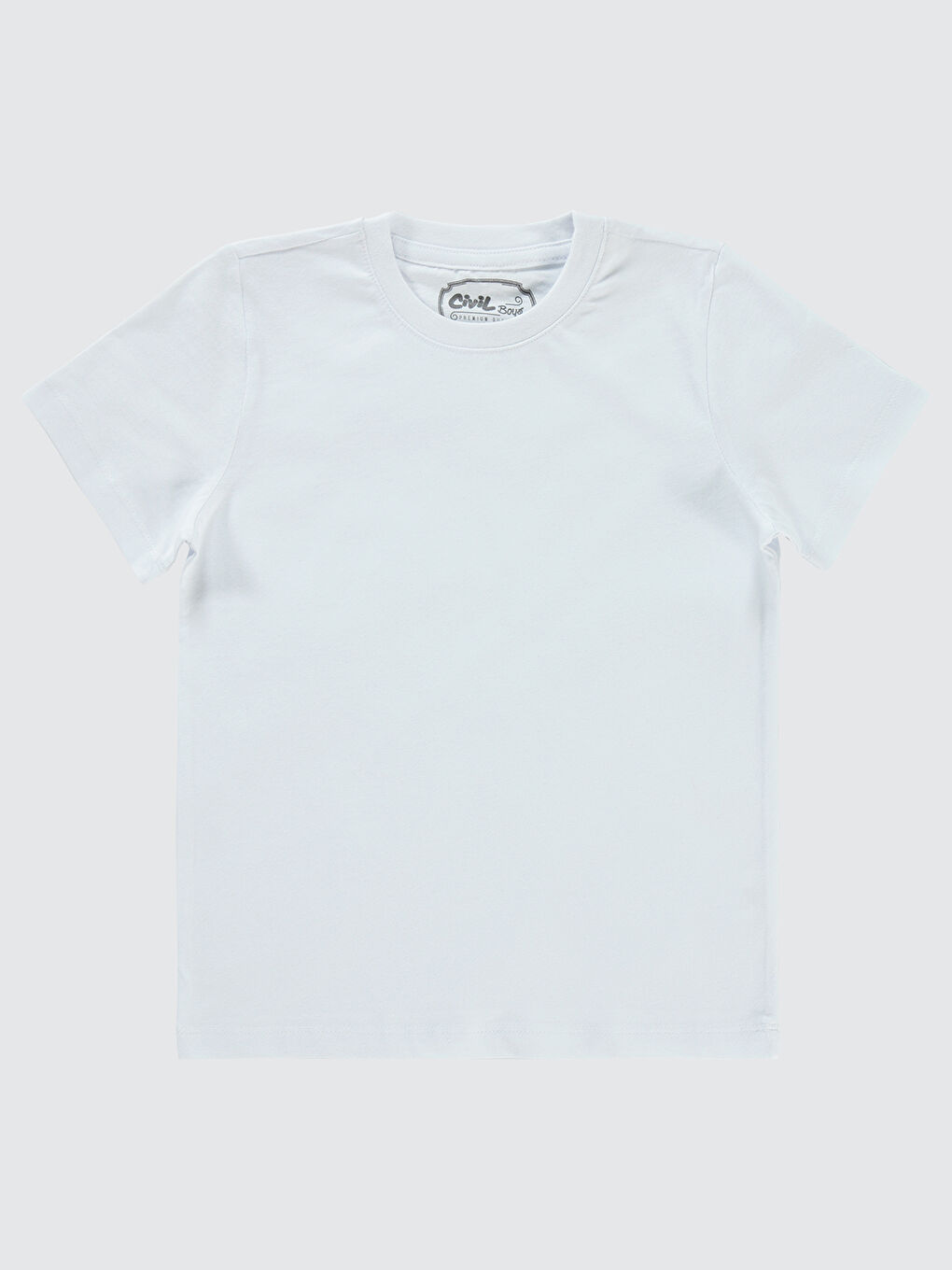 Boys Erkek Çocuk Tişört 10-13 Yaş Beyaz