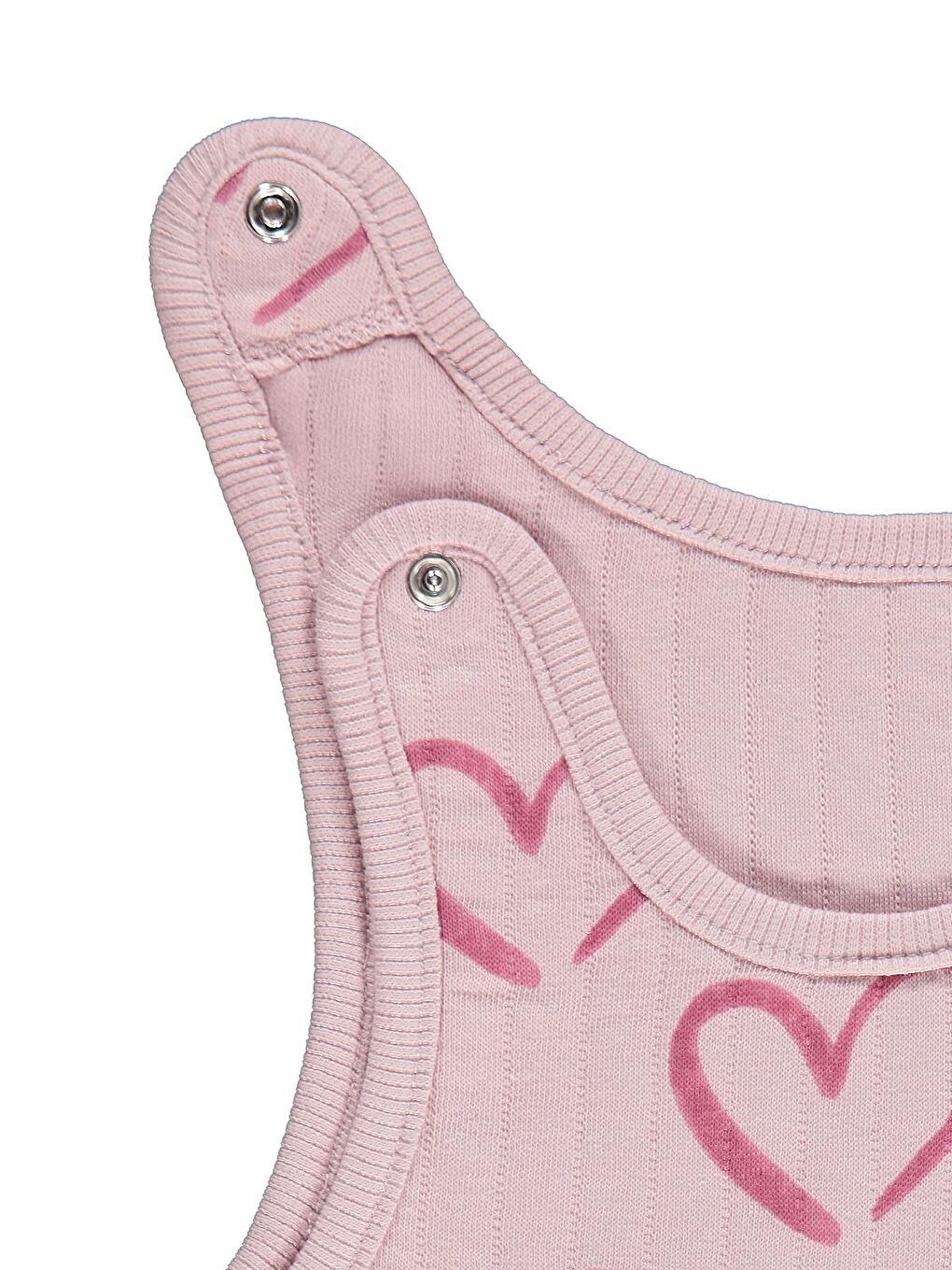 Baby Kalp Empirme 6-18 Ay Salopet - Pembe 12-18 Ay-1