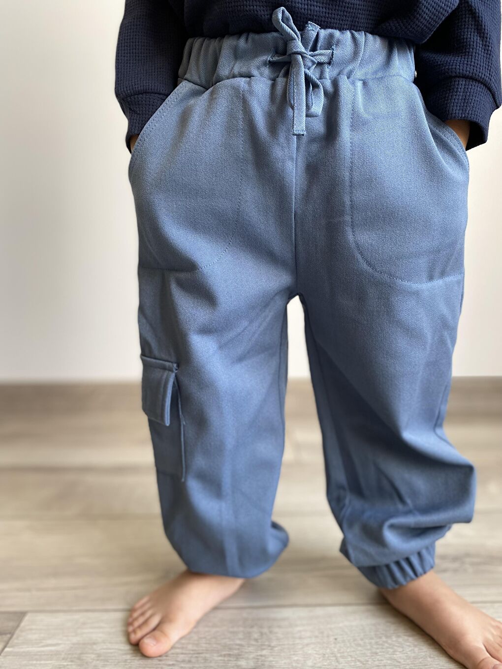 Mavi Barlas Pantolon-6