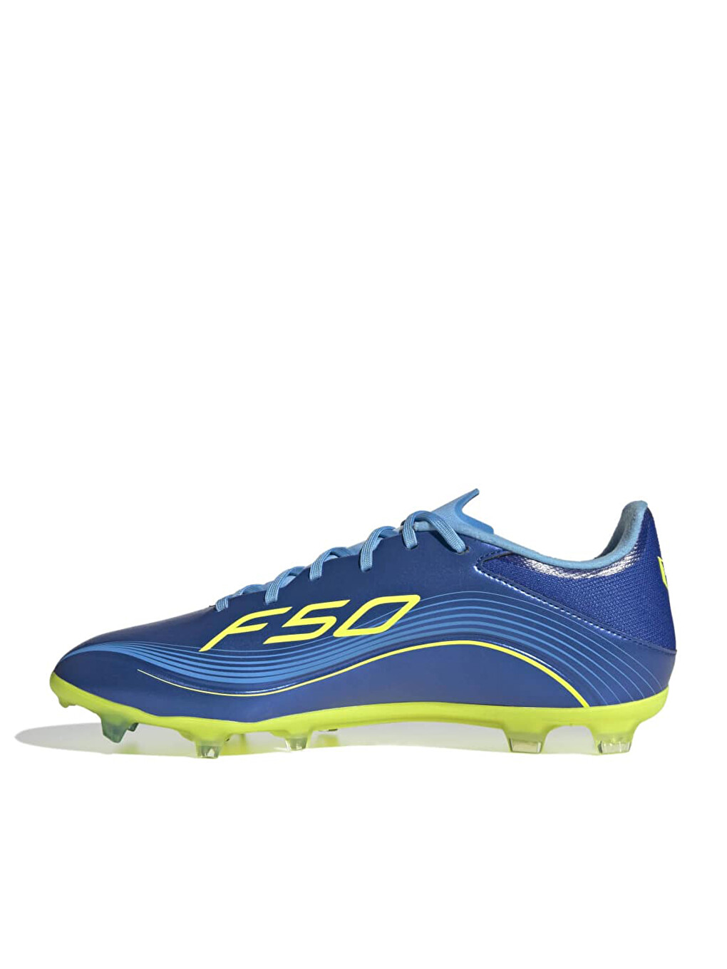 F50 Messi League Firm-Ground Erkek Mavi Krampon-1
