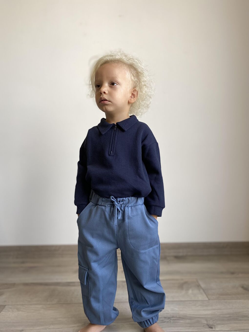 Mavi Barlas Pantolon-7