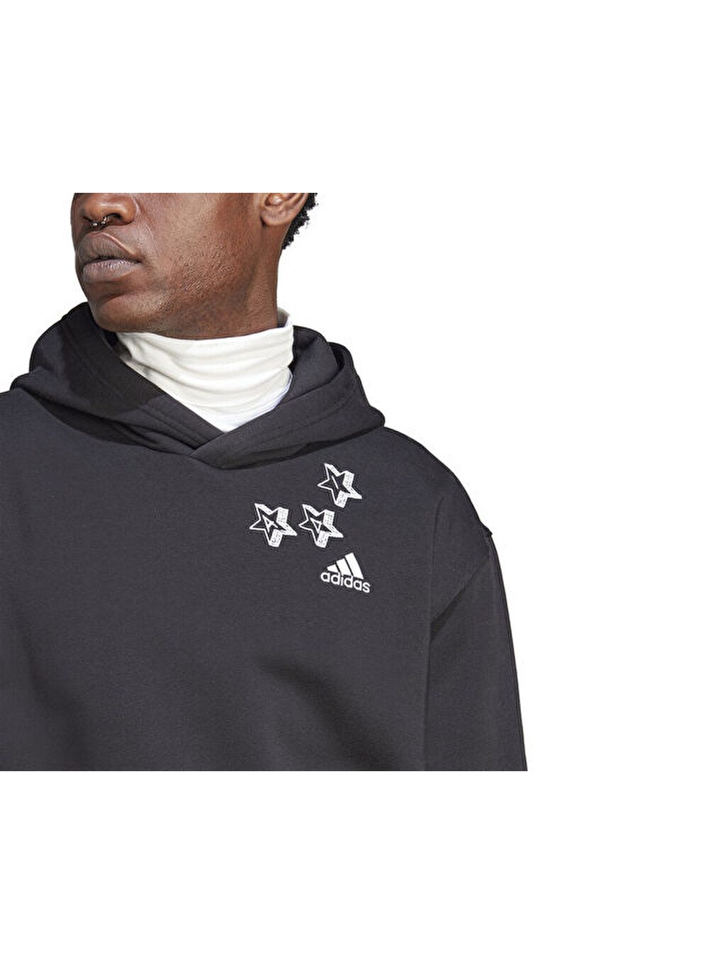 Bl Fl Hd Q3 Fl Erkek Günlük Sweatshirts Hy1287 Siyah-4