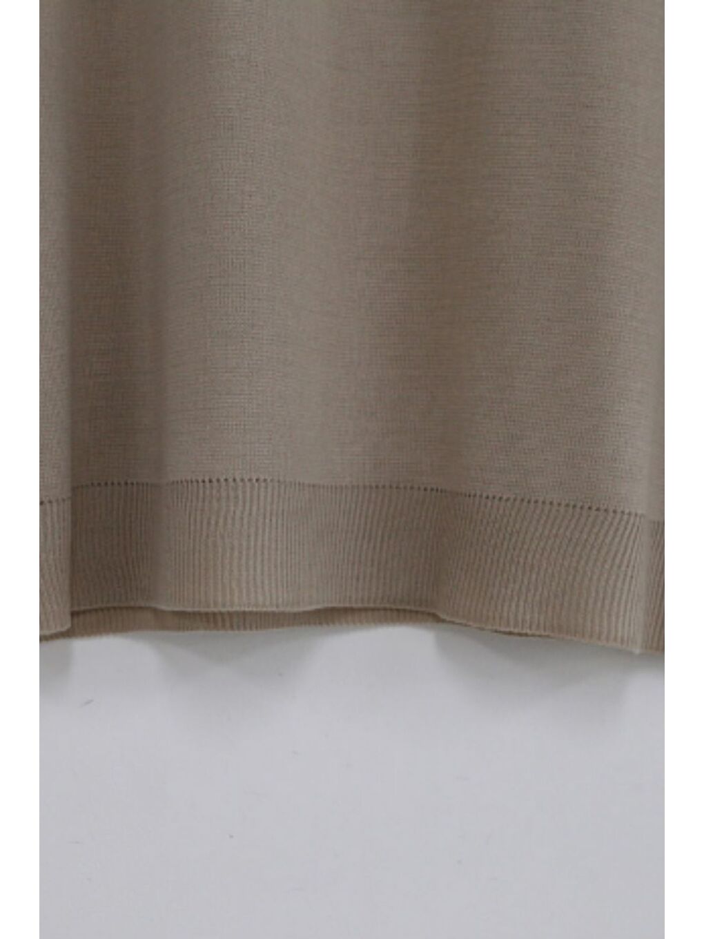 Erkek Bej V Yaka Oversize Süveter-2