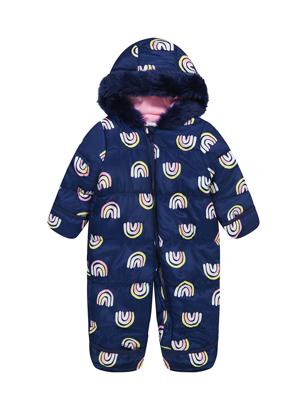 Lacivert Kız Bebek Astronot Mont