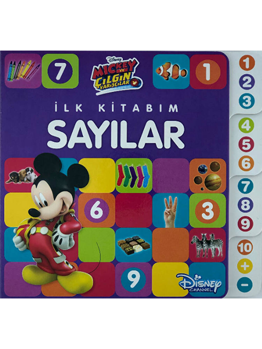 Doğan Çocuk Disney Mickey Ve Çilgin Yarişçilar İlk Kitabim Sayilar -