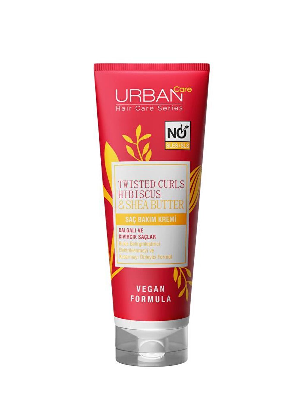 Urban Care Hibiscus&Shea Butter Kıvırcık ve Dalgalı Saçlara Özel Saç Kremi-Sülfatsız-250ML-Vegan - 1