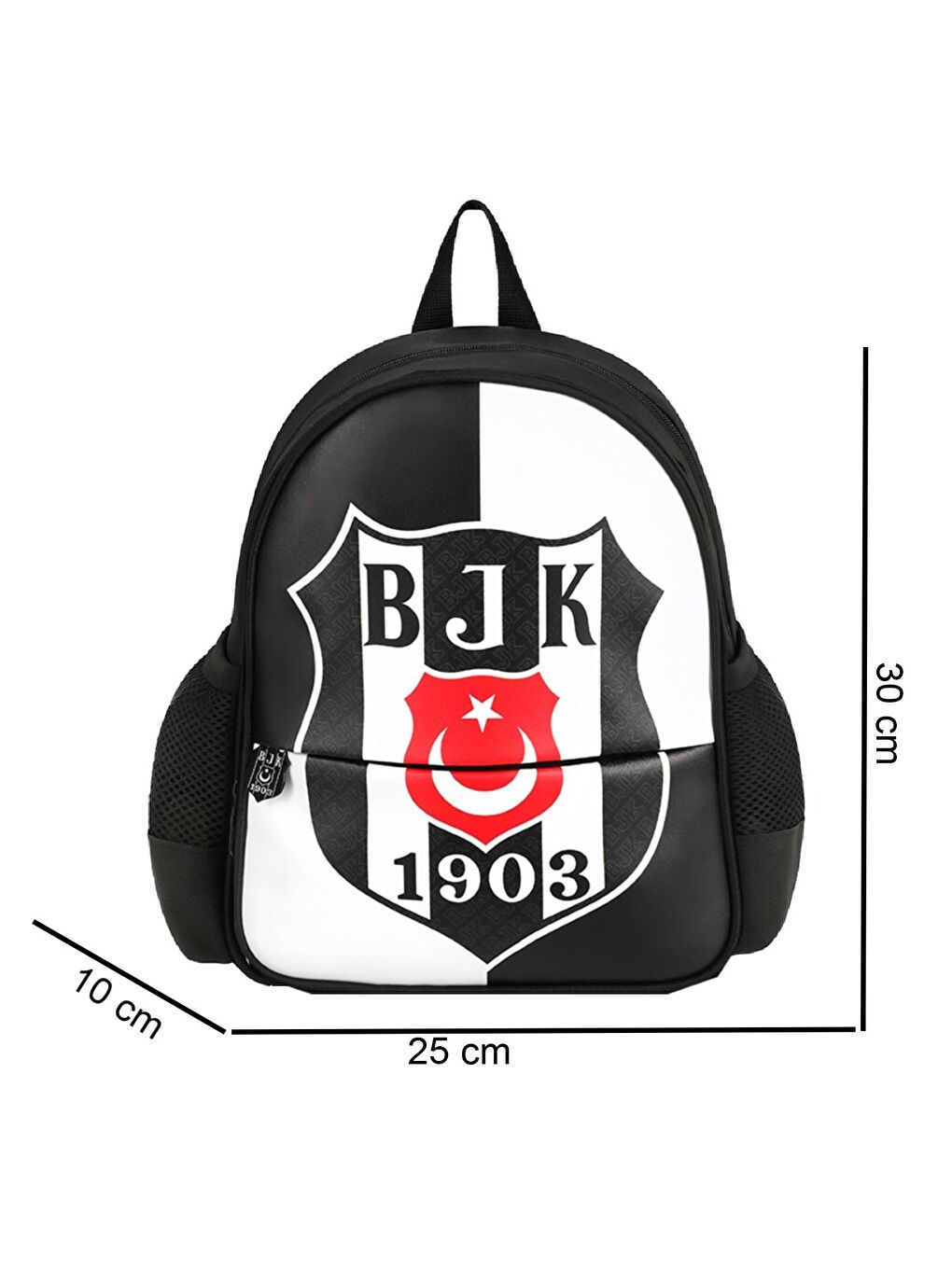 2 Bölmeli 1903 Logo Baskılı Suni Deri Anaokulu Okul Sırt Çantası (25361)-1