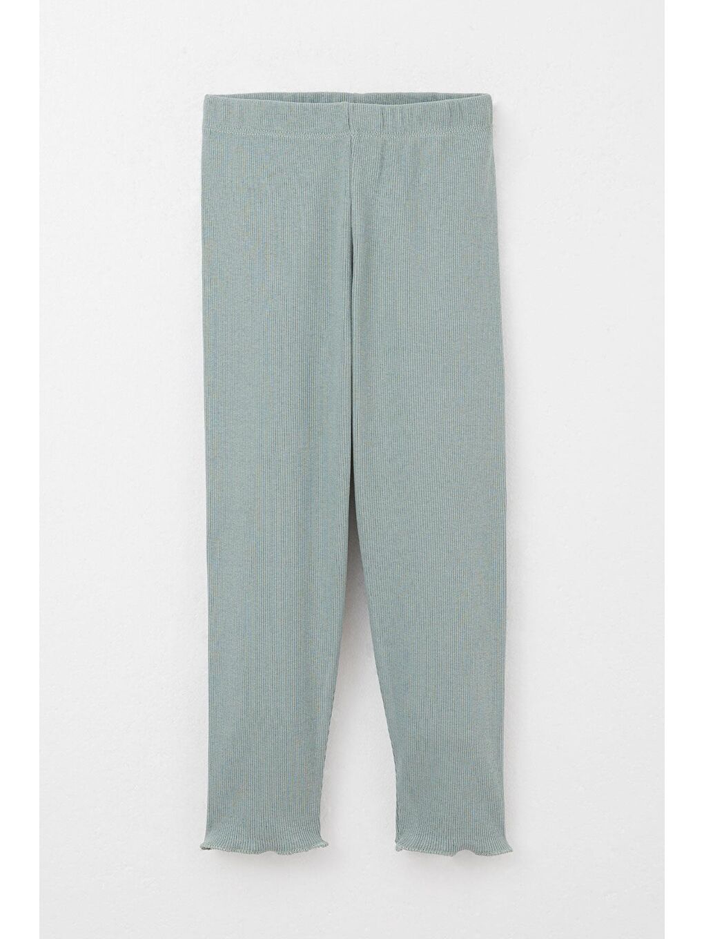 Turkuaz Kız Çocuk Taytlı Takım Sevimli Tavşancık Nakışlı Mint Yeşili (2-6 Yaş)-2