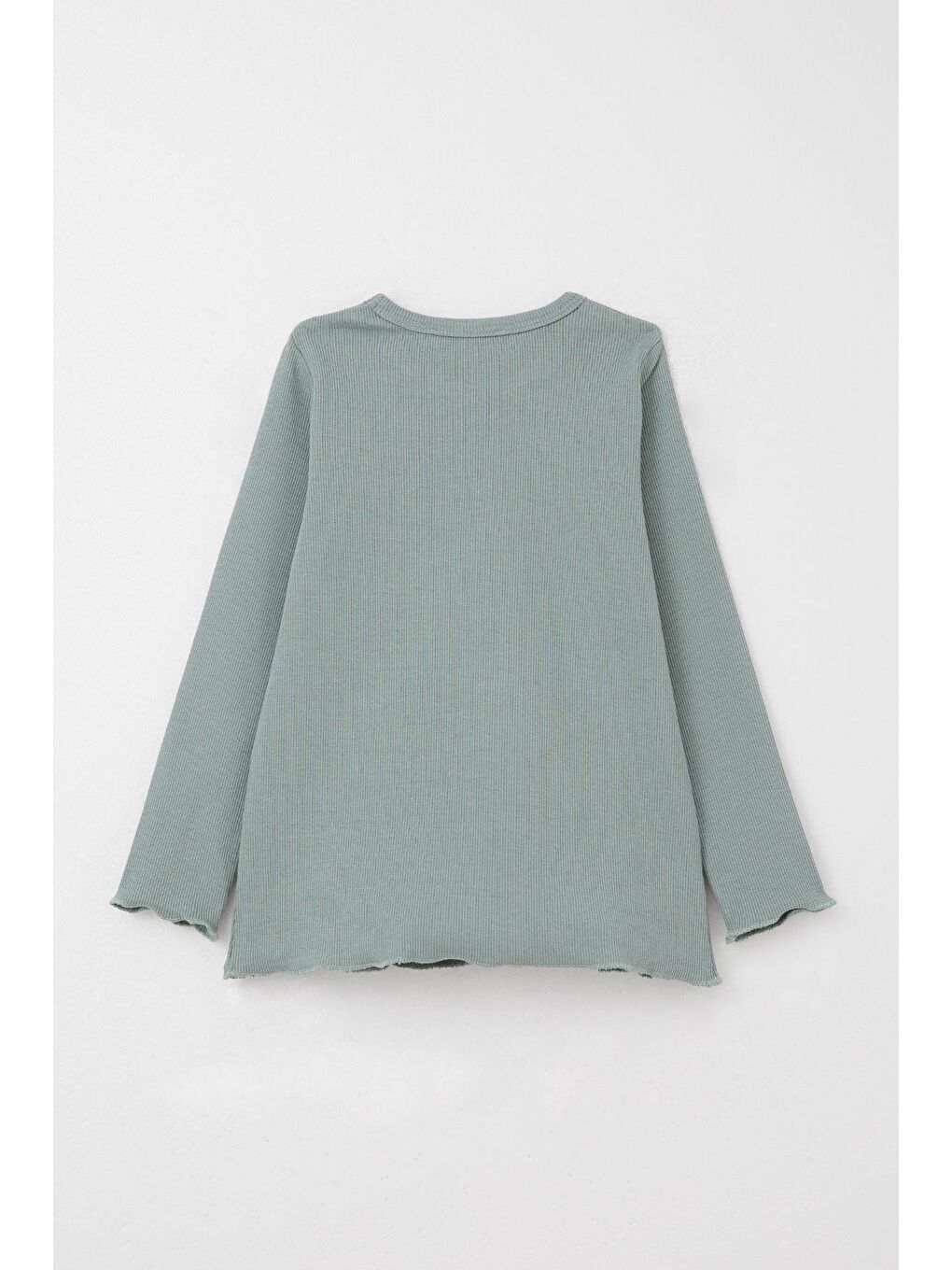 Turkuaz Kız Çocuk Taytlı Takım Sevimli Tavşancık Nakışlı Mint Yeşili (2-6 Yaş)-3