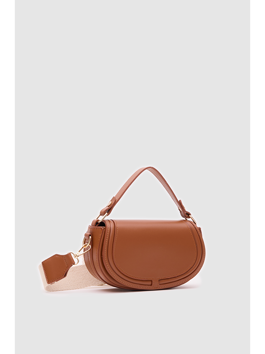 Kahverengi Blu Çapraz Çanta Taba