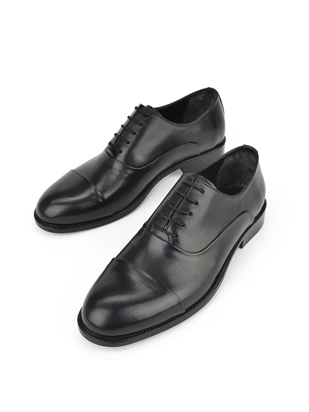 Erkek Hakiki Deri Klasik Ayakkabı 151985Z0430 Siyah