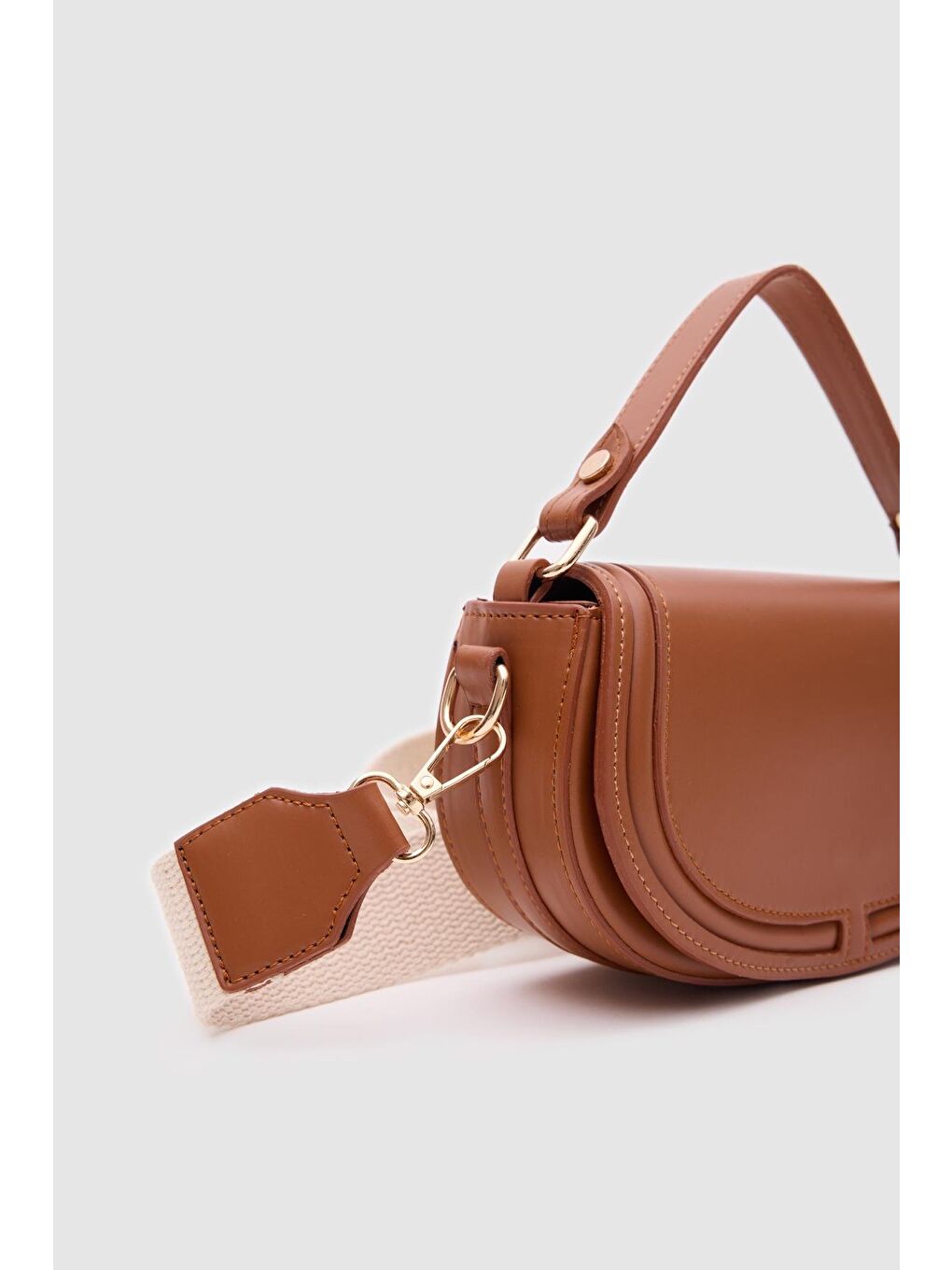 Kahverengi Blu Çapraz Çanta Taba-2