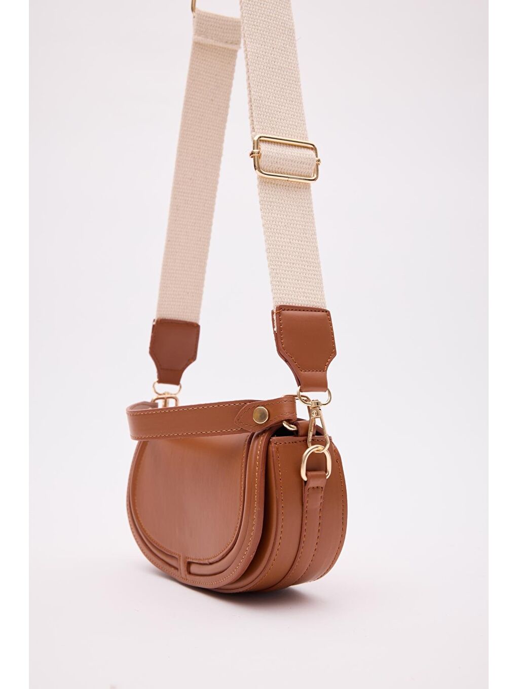 Kahverengi Blu Çapraz Çanta Taba-3