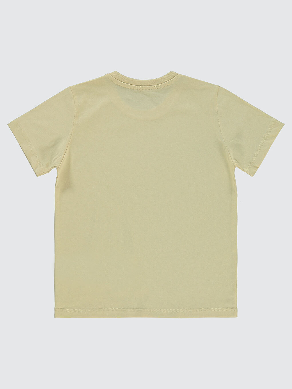 Bej Boys Erkek Çocuk Tişört 6-9 Yaş Taş Rengi-1