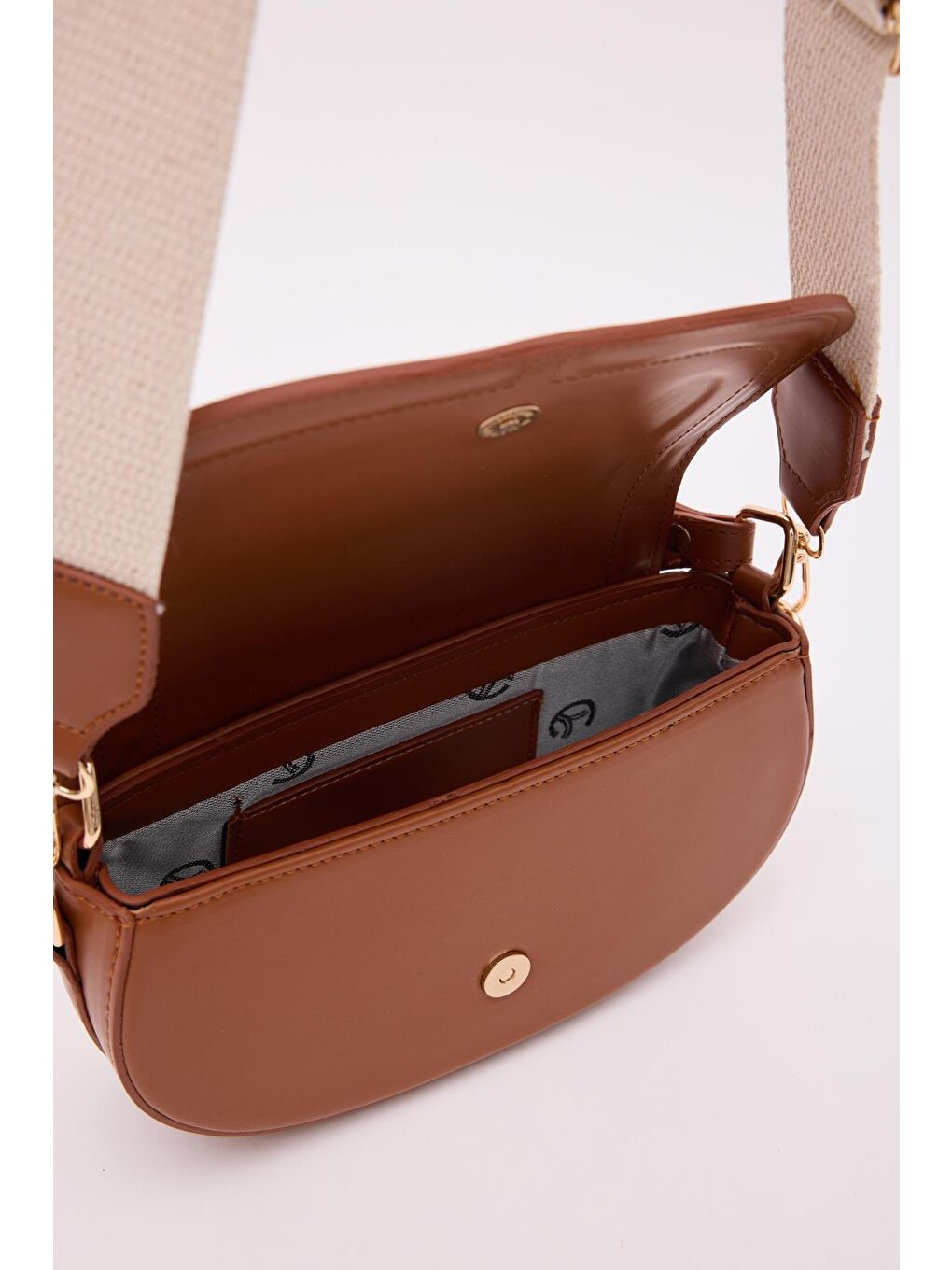 Kahverengi Blu Çapraz Çanta Taba-5
