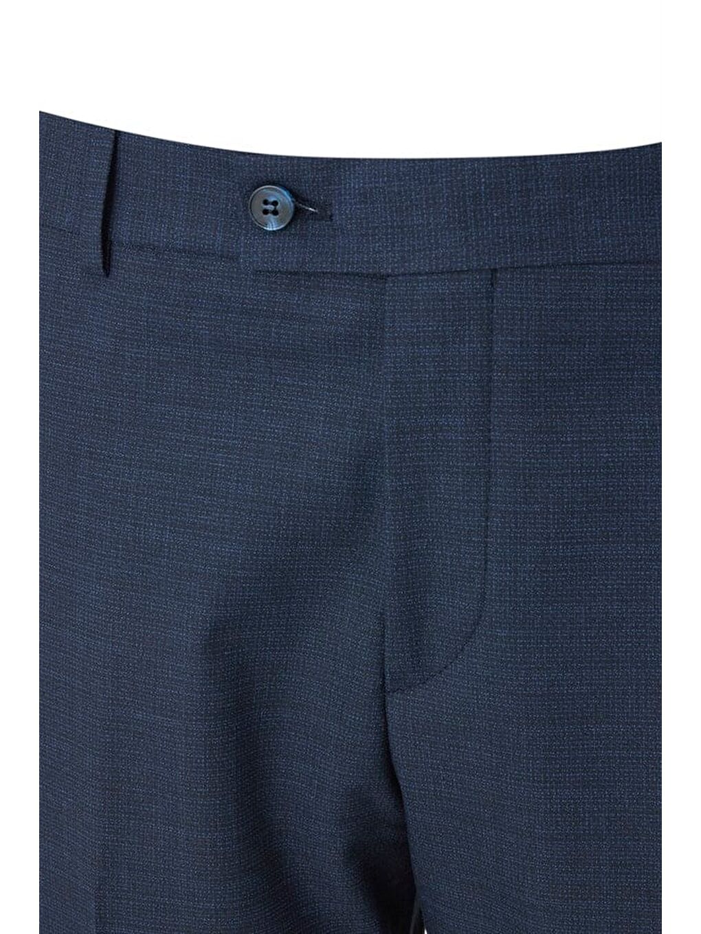 Lacivert Regular Klasik Pantolon-1