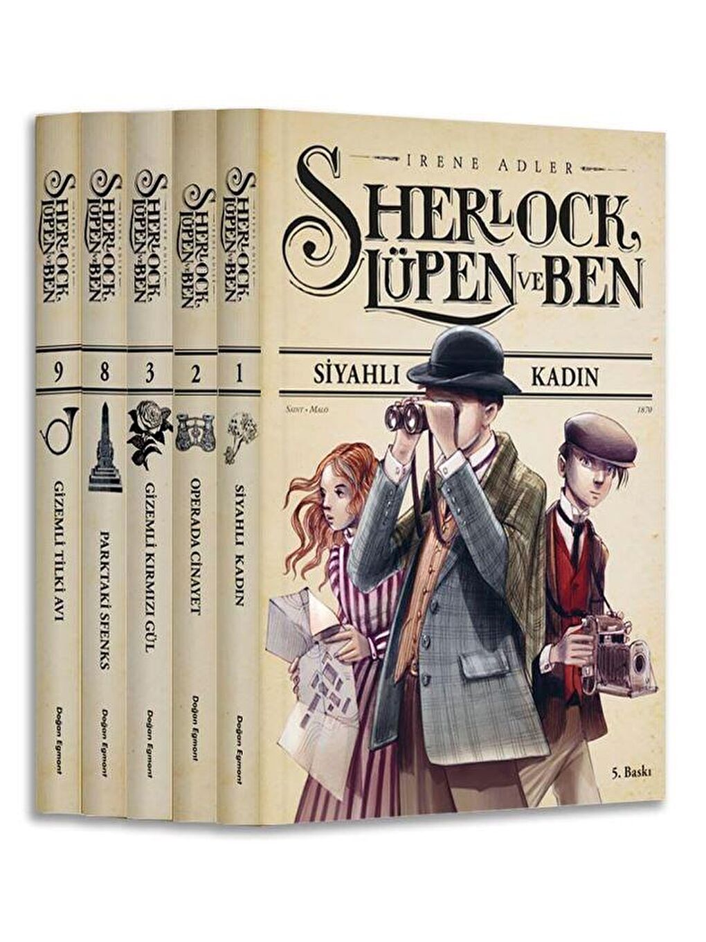 Doğan Çocuk Beyaz Sherlock Lupen Ve Ben Seti - Irene Adler