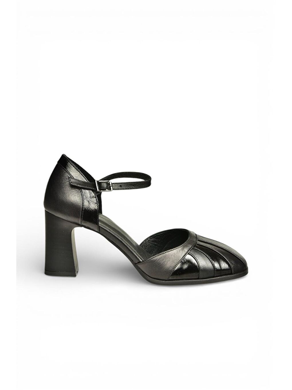Siyah Kadın Topuklu Ayakkabı Y398360103-7