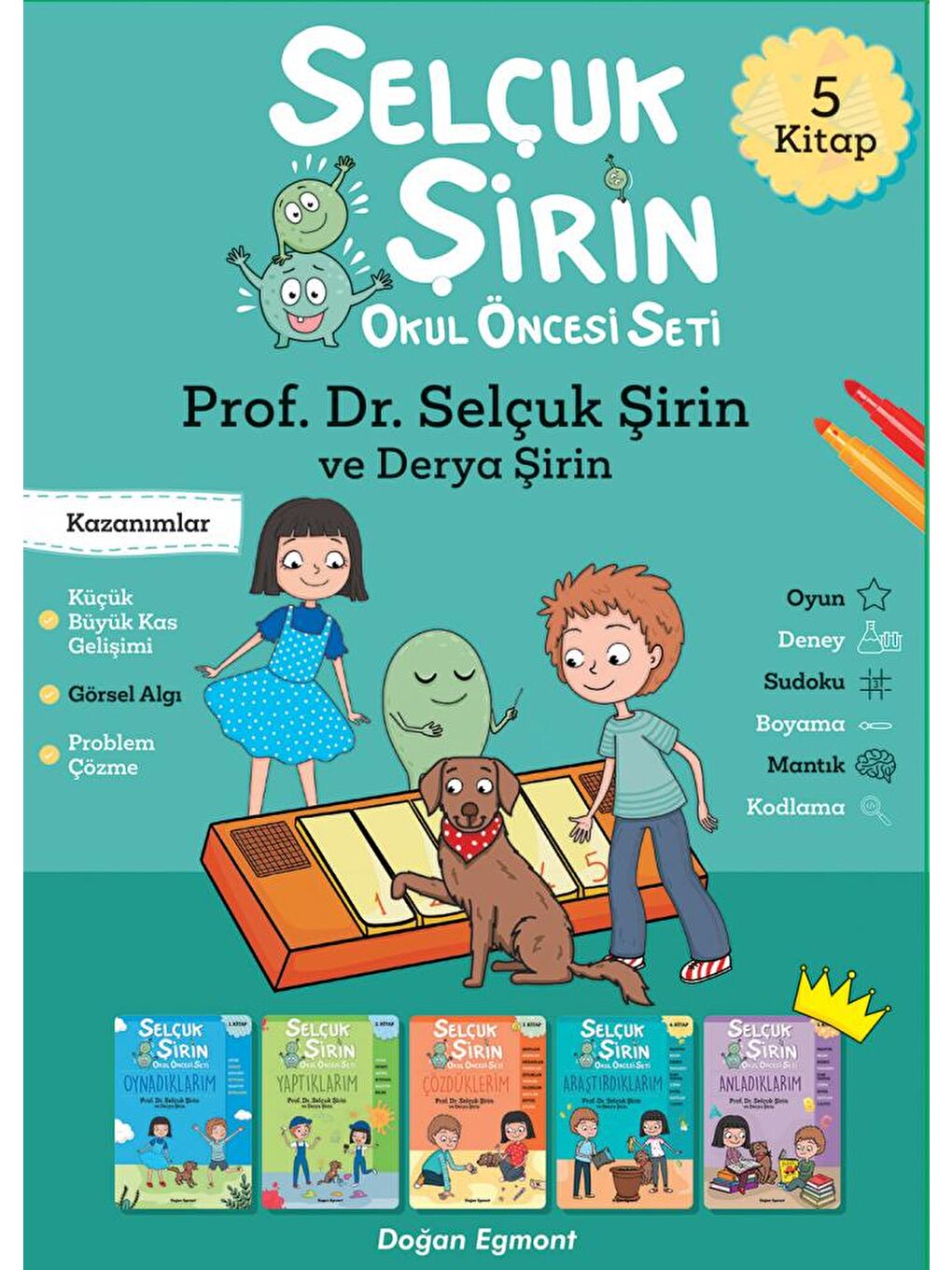 Doğan Çocuk Beyaz Selçuk Şirin Okul Öncesi Kutulu Set - Derya Şirin