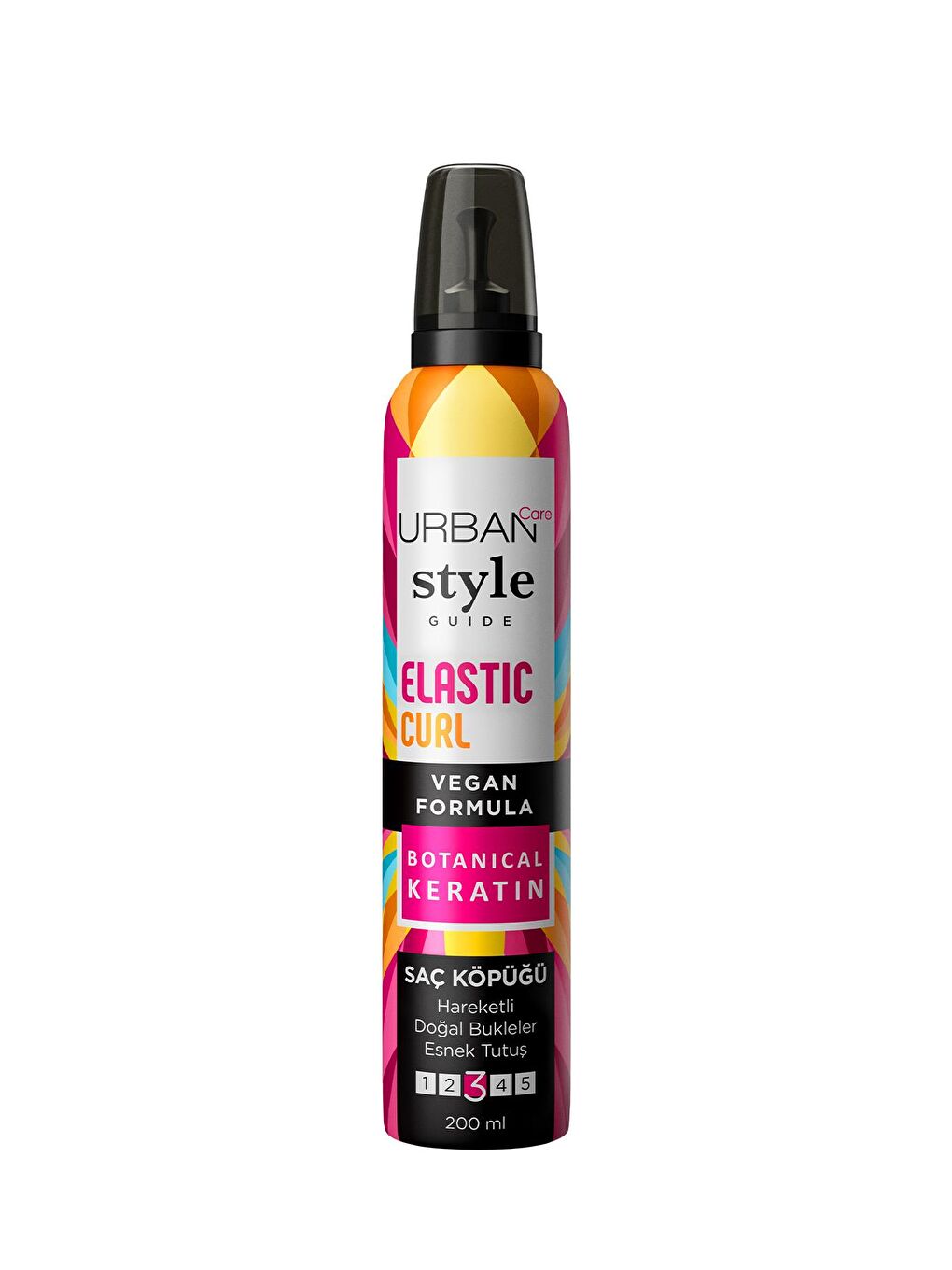 Urban Care Style Guide Elastic Curl Doğal Görünüm Sağlayan Saç Köpüğü-Esnek Tutuş-Vegan -200 ml - 1