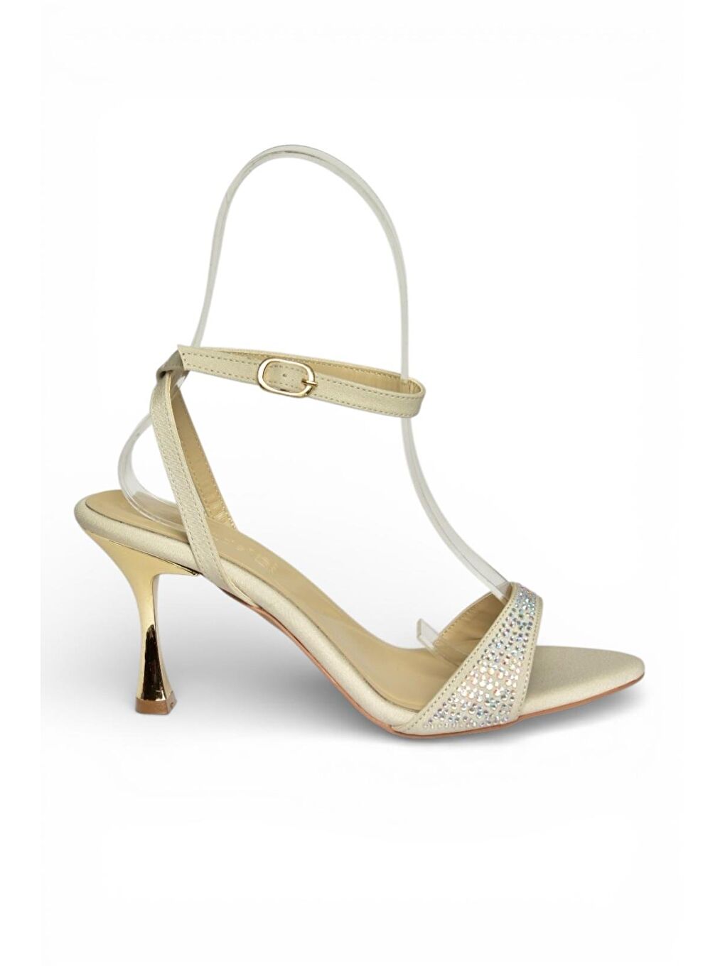 Bej Ten Kadın Topuklu Ayakkabı Y820012004-5