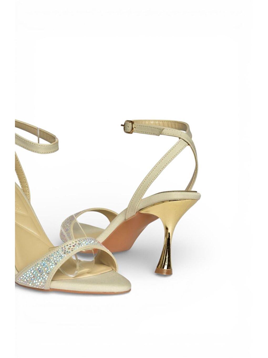 Bej Ten Kadın Topuklu Ayakkabı Y820012004-6