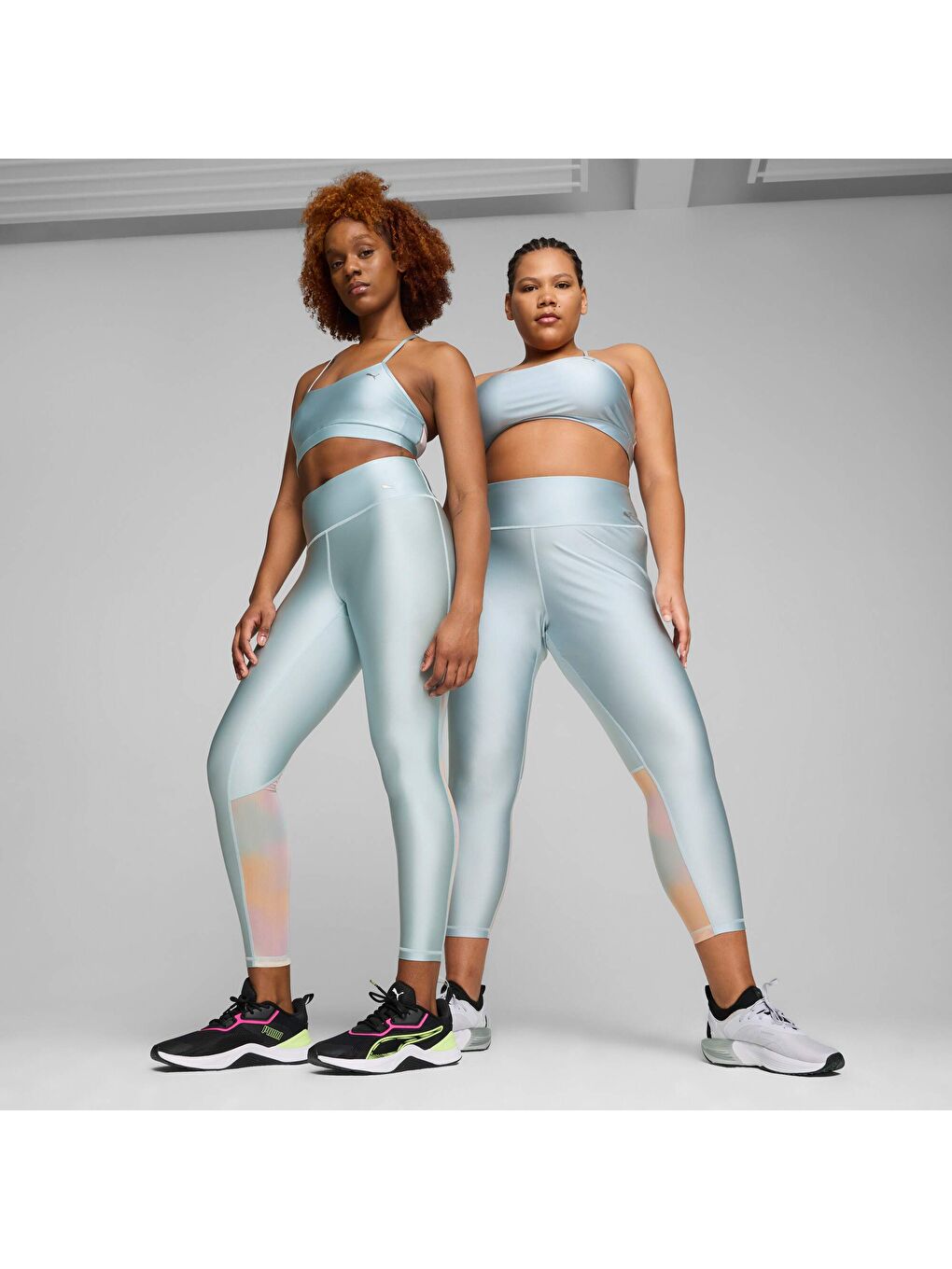 Turkuaz Summer Daze Kadın 7/8 Yüksek Bel Antrenman Taytı-6