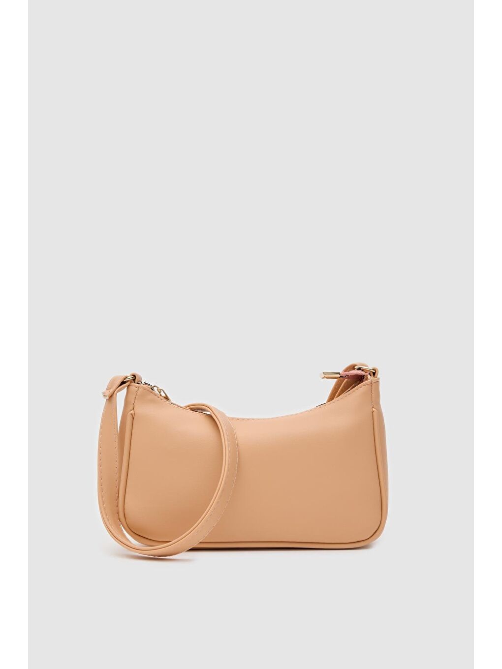 Pembe Clara Cüzdanlı Çapraz Çanta Somon-1