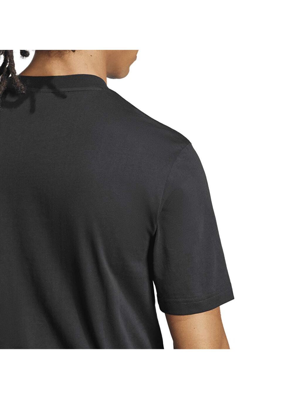 Small Logo Sj Erkek Siyah Yuvarlak Yaka Tişört-3