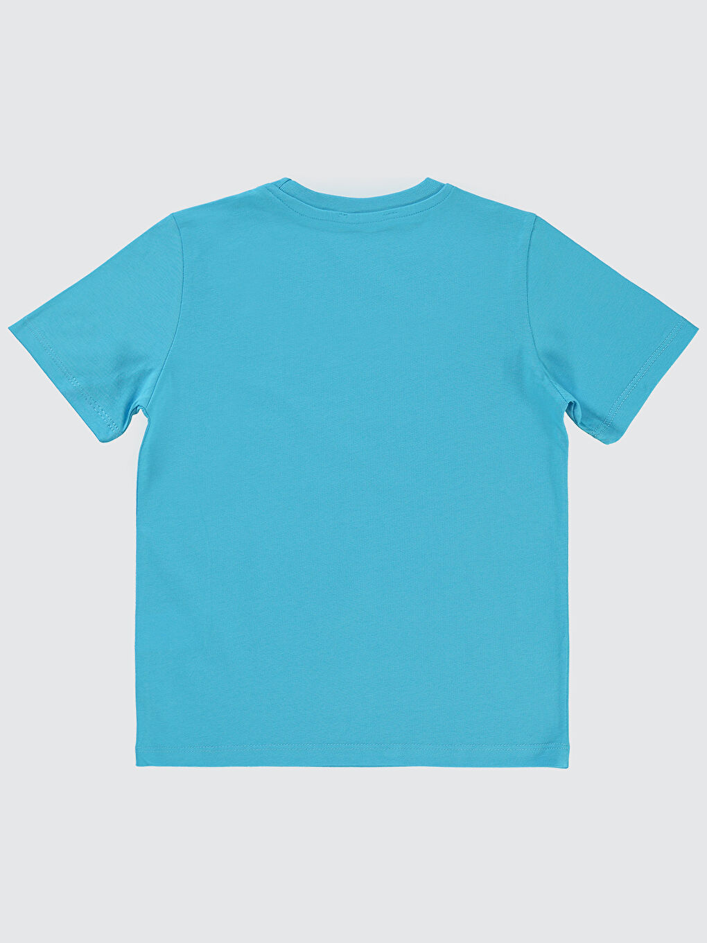 Boys Erkek Çocuk Tişört 6-9 Yaş Turkuaz-1