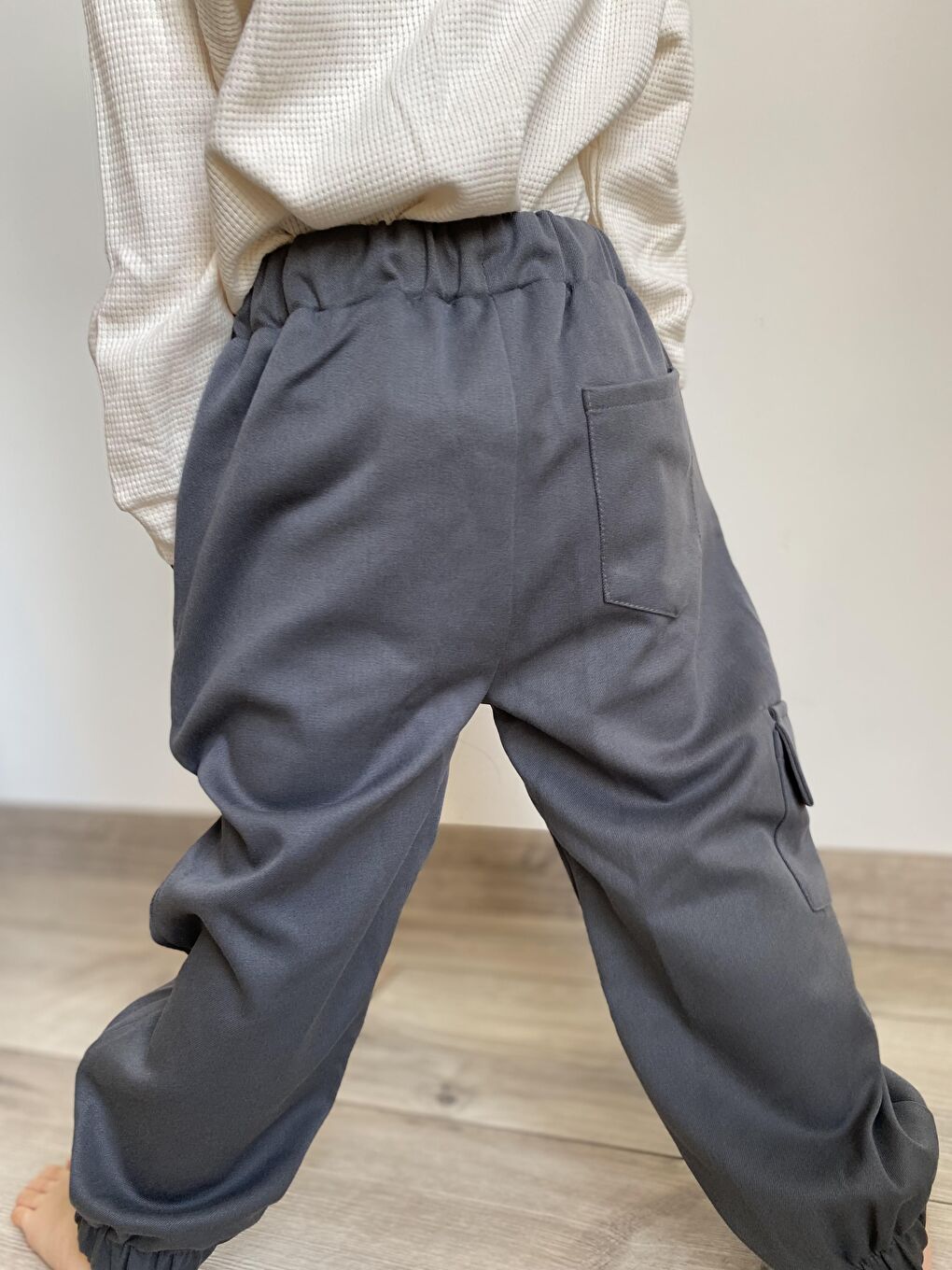 Gri Barlas Pantolon-6