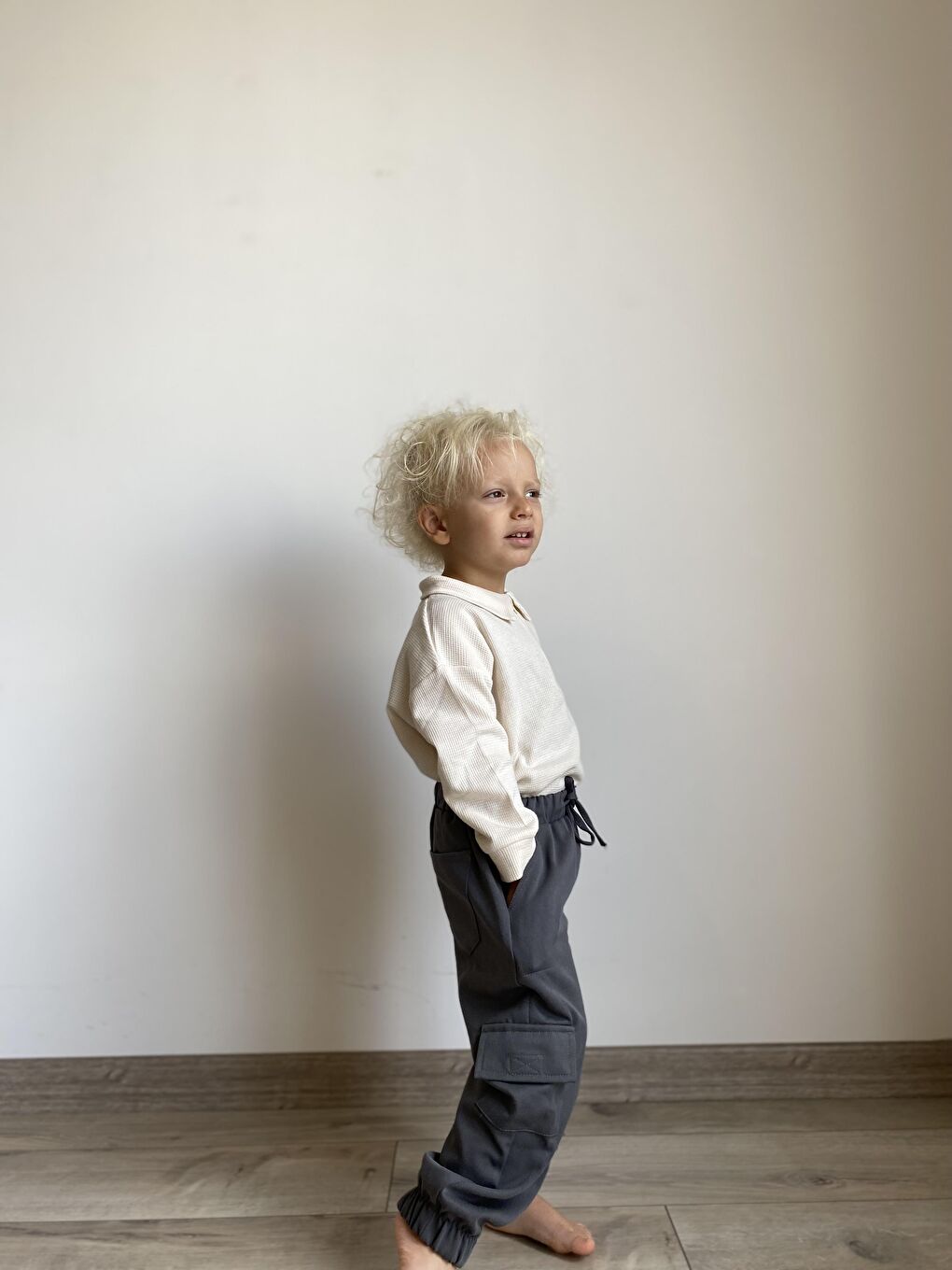 Gri Barlas Pantolon-8