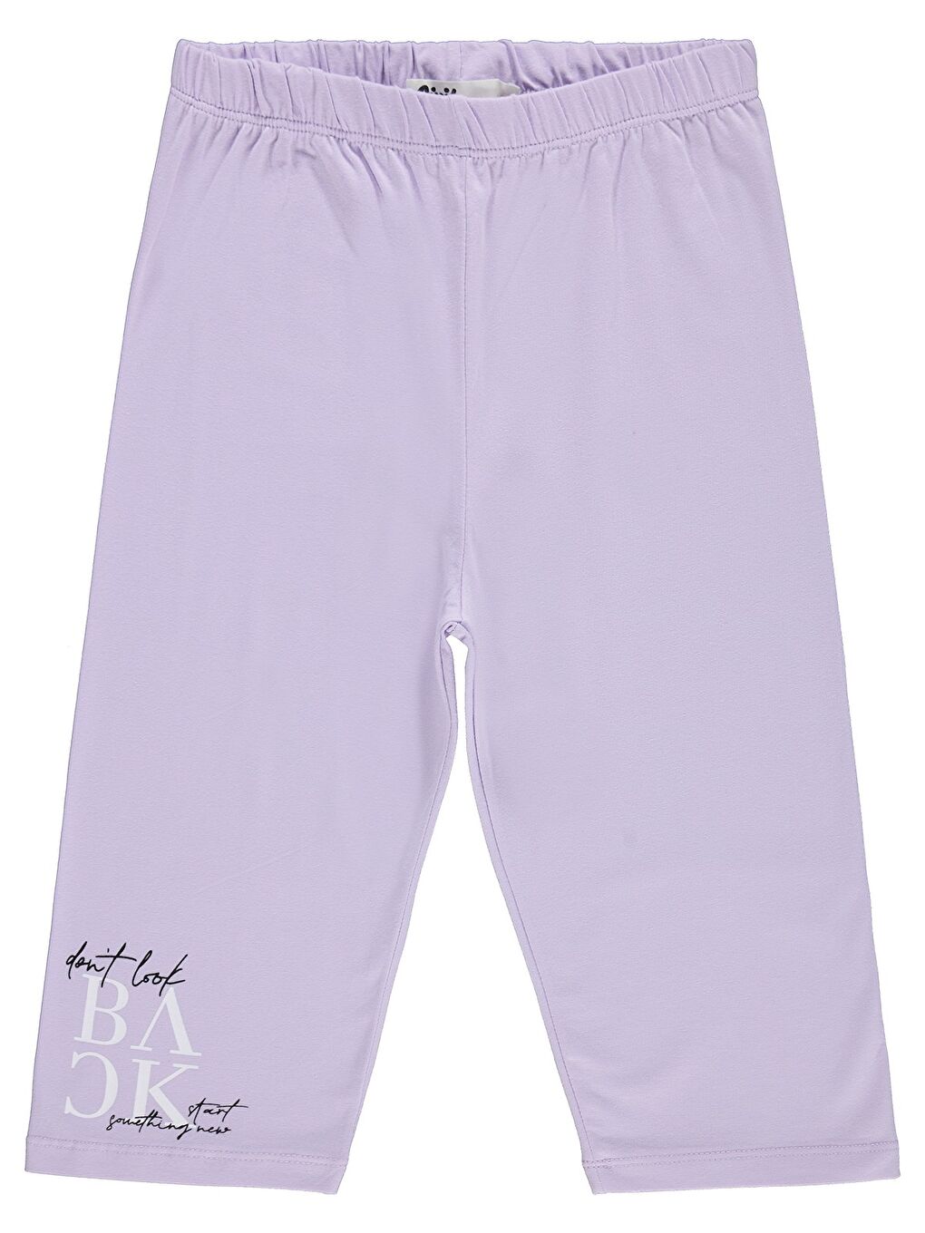 Girls Kız Çocuk Back Baskılı 10-13 Yaş Tayt - Lila