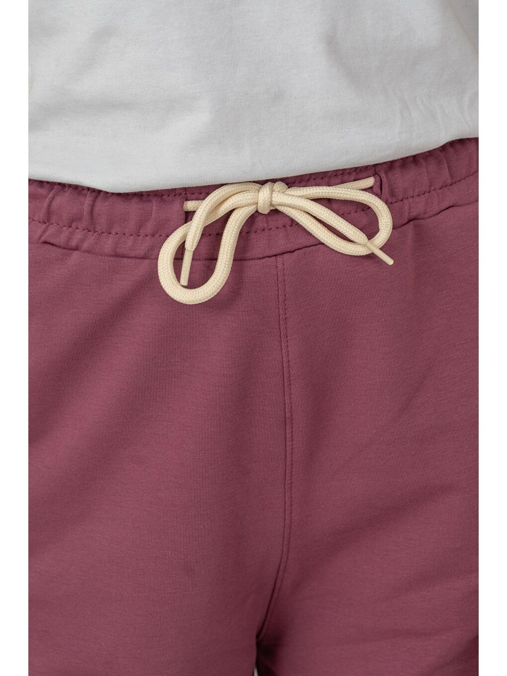 Pembe Yanlar Çift Şerit Biyeli Kız Çocuk Şort-4