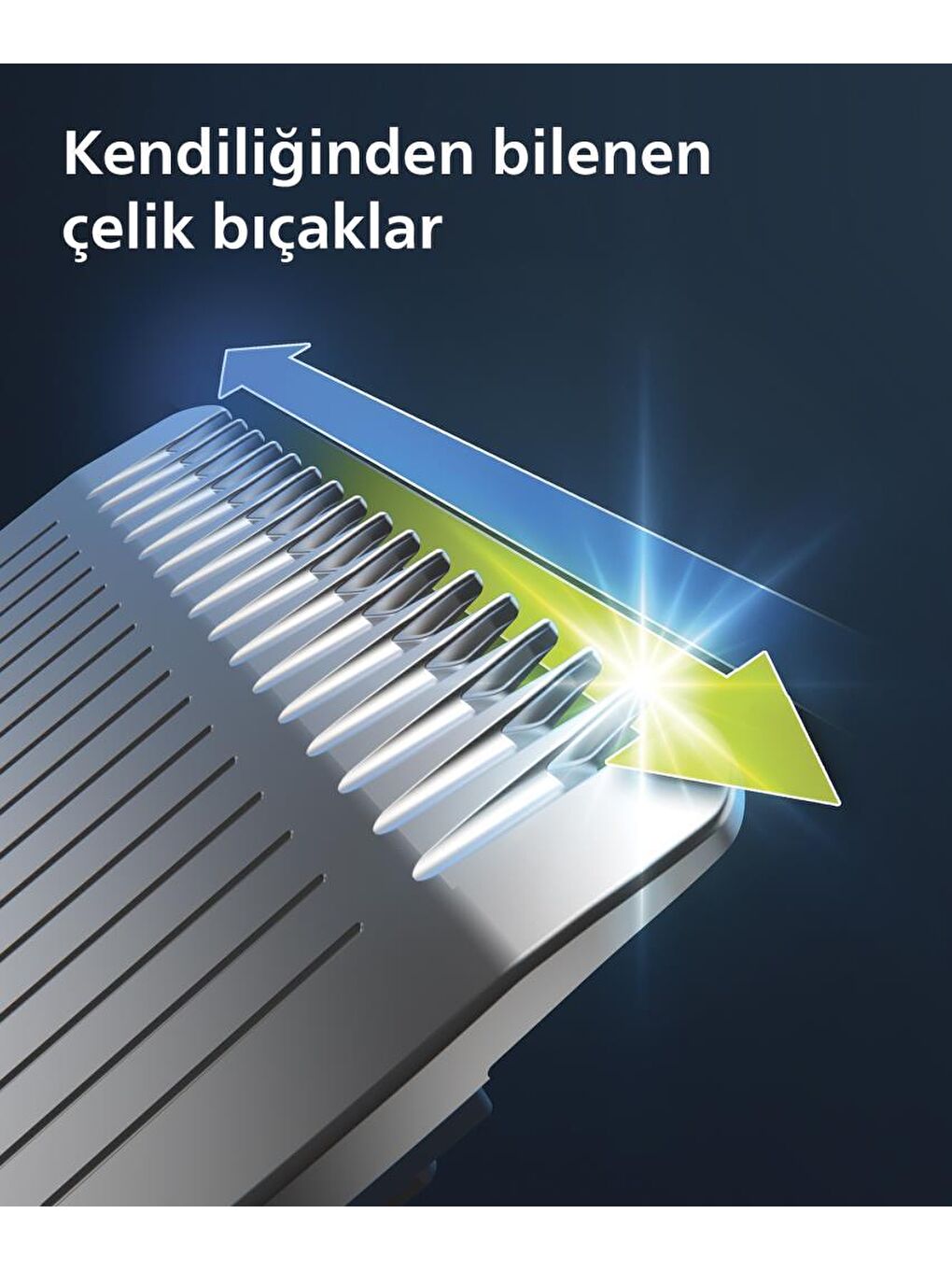 Philips Renksiz 15'i 1 Arada Erkek Bakım Seti MG7950/15-Yüz/saç/vücut (Islak/kuru Kullanım) - 2