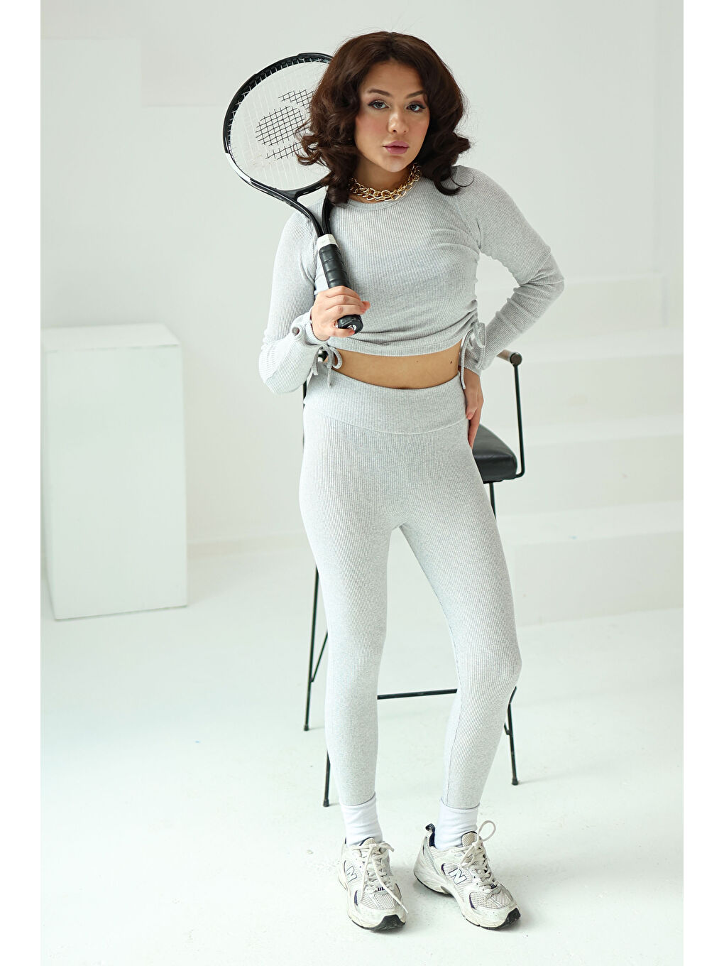 İkili Takım Gri - 26536