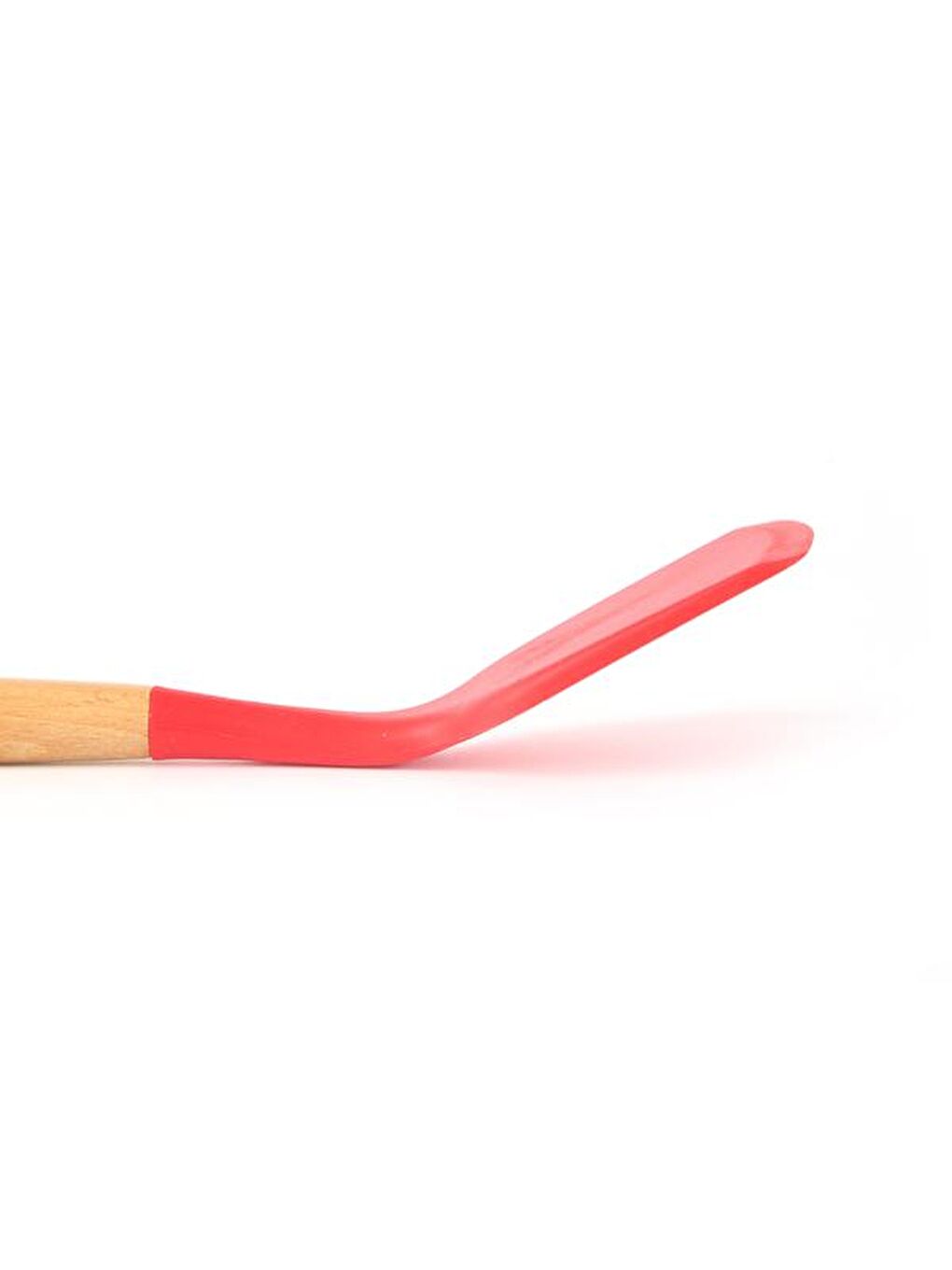Karışık Silikon Başlıklı Ahşap Spatula - Renkli - 32 cm-5